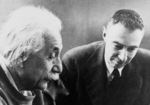 Albert Einstein i Robert Oppenheimer