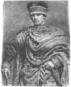 Władysław Wygnaniec. Rysunek Jana Matejki