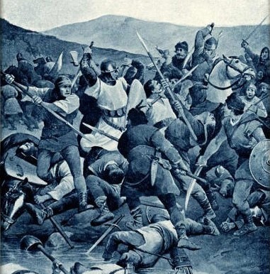 Bitwa nad Trutiną. Obraz z XIX wieku