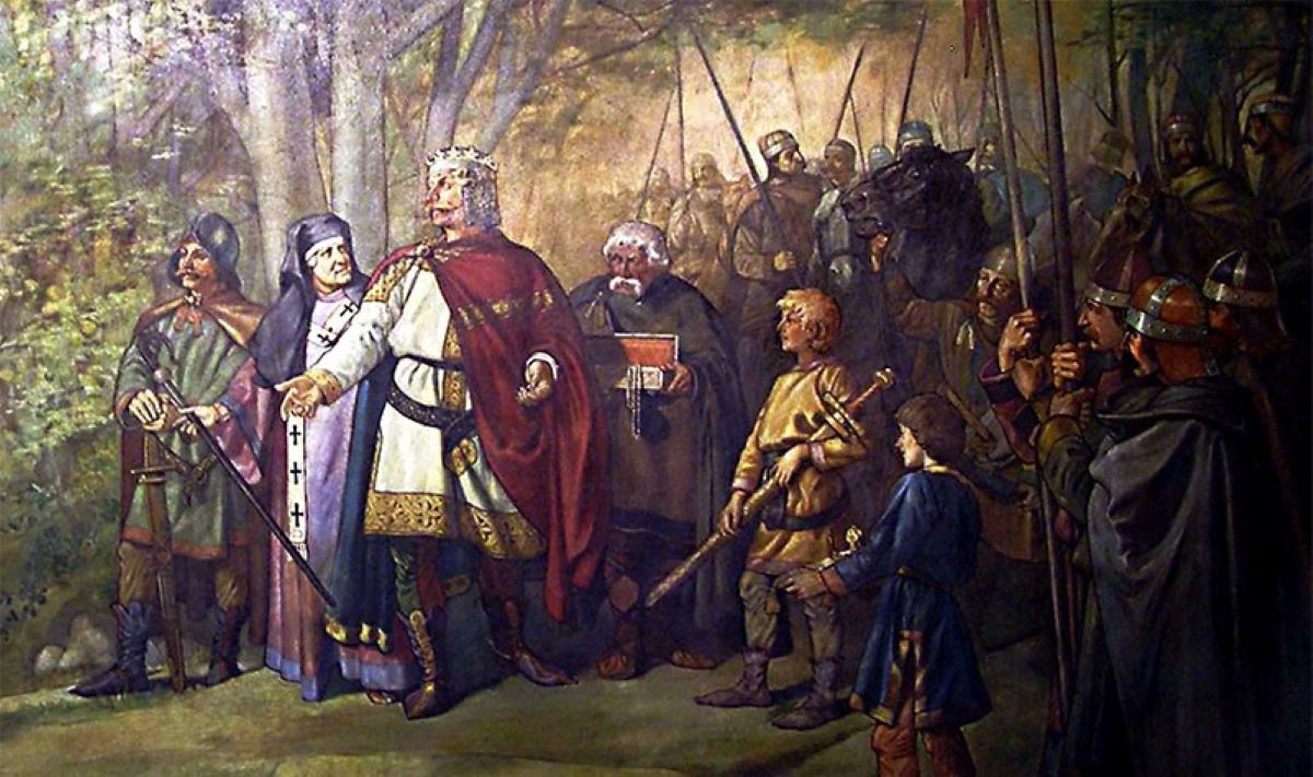 Henryk I Ptasznik. XIX-wieczny obraz