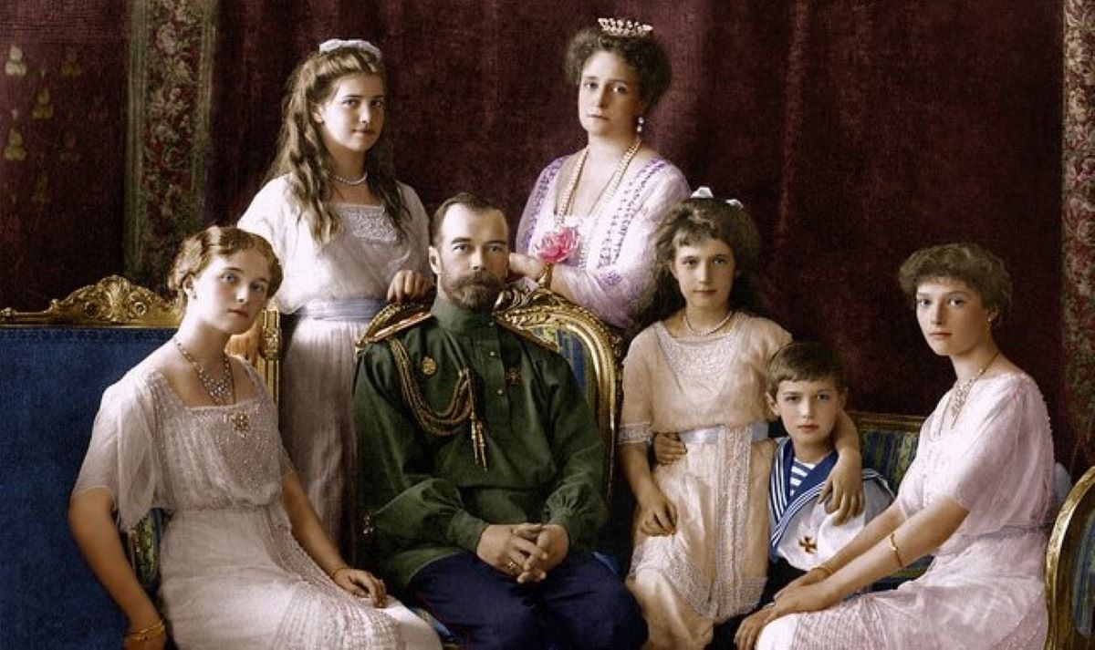 Rodzina Romanowów przed śmiercią