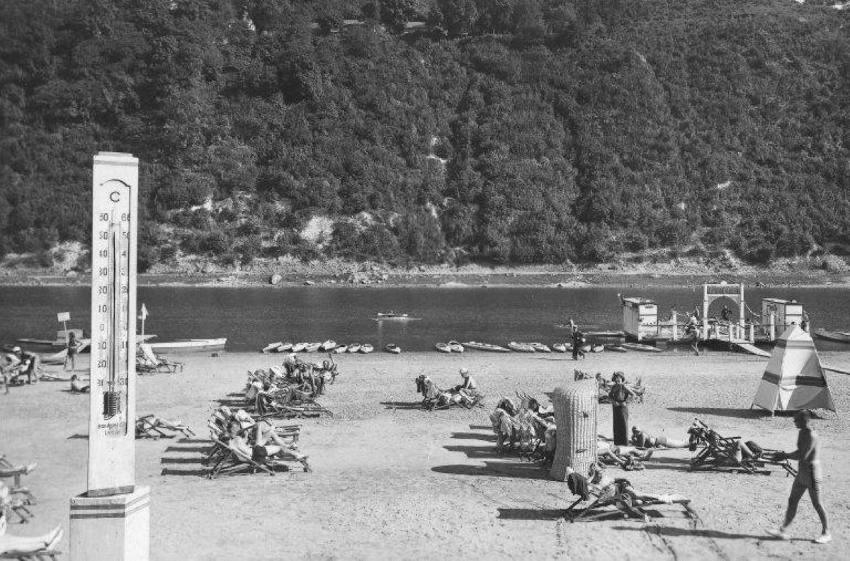 Plaża w Zaleszczykach