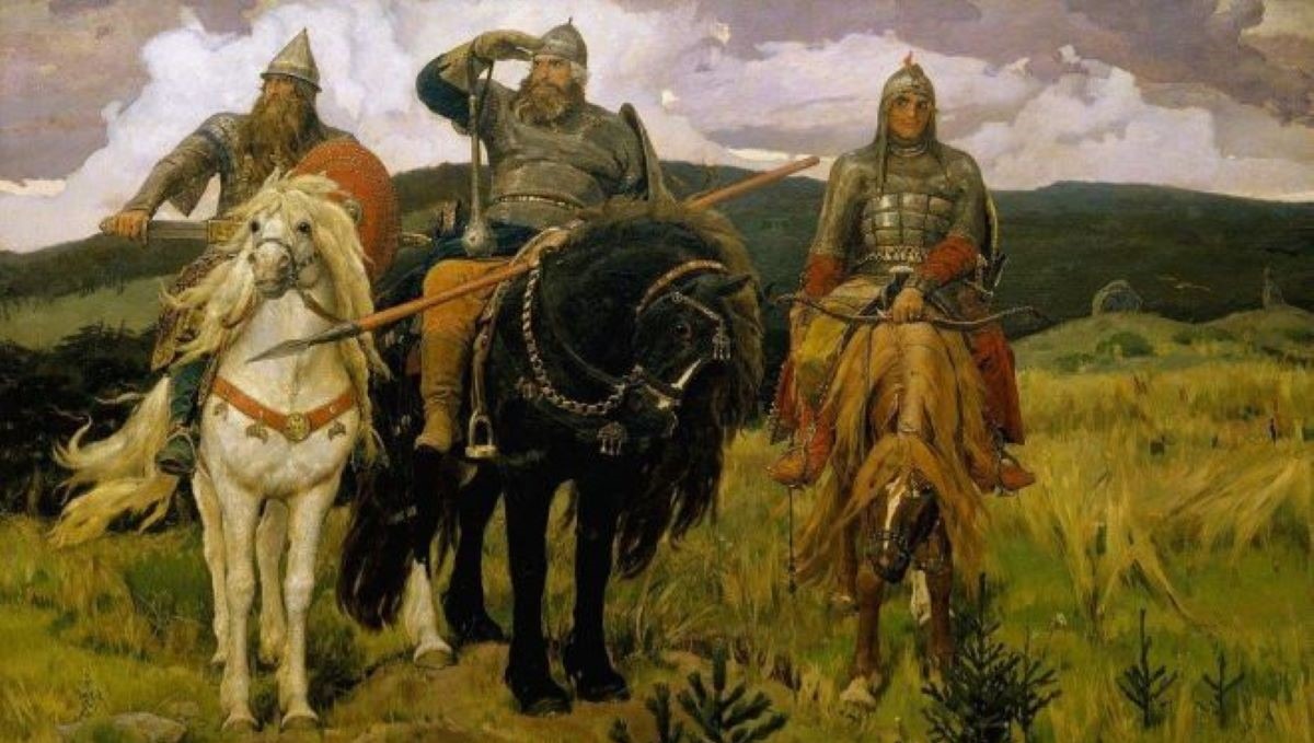 Mocarze. Obraz Wiktora Wasniecowa (1898)
