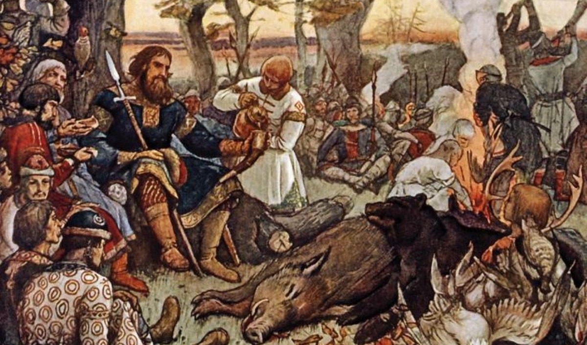 Włodzimierz Monomach na polowaniu