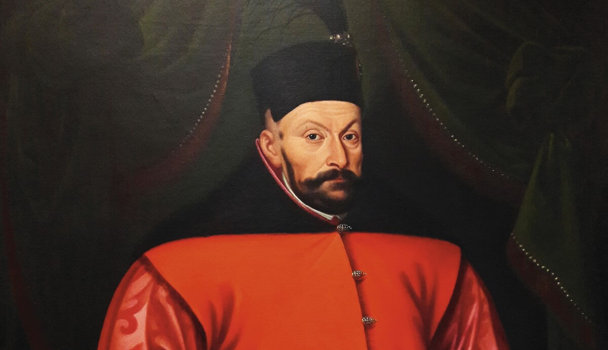 Stefan Batory. Fragment portretu autorstwa Marcina Kobera