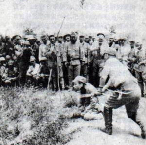 Egzekucja poprzez ścięcie mieczem w Nankinie