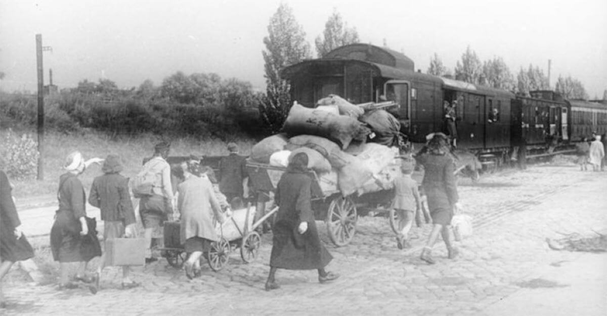 Wysiedlani Niemcy w Berlinie (1946)