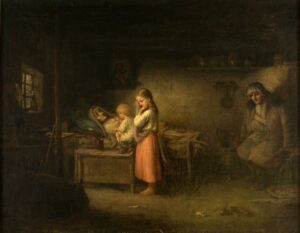 Obraz A. Kotsisa dot. Wielkiego Głodu w Galicji