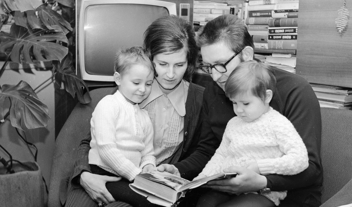 Rodzina lekarza z Maciejowic, 1973 r.