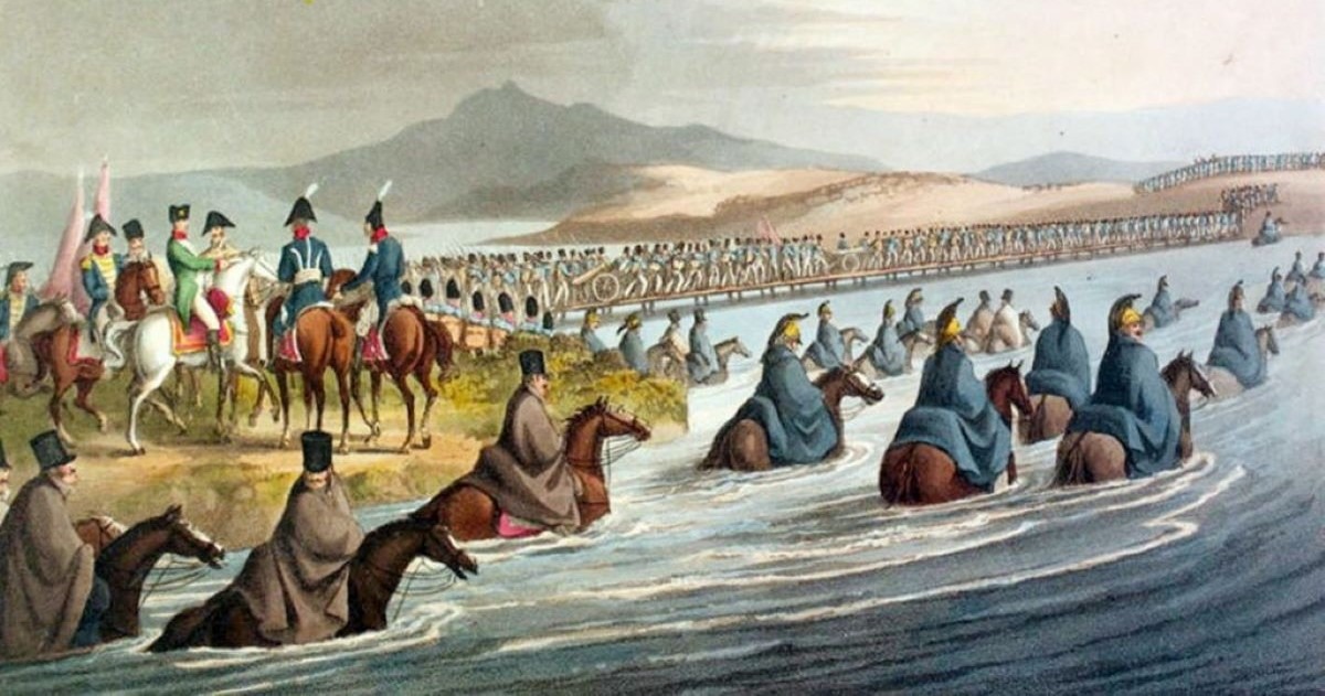 Wielka Armia przekracza Niemen w 1812 roku