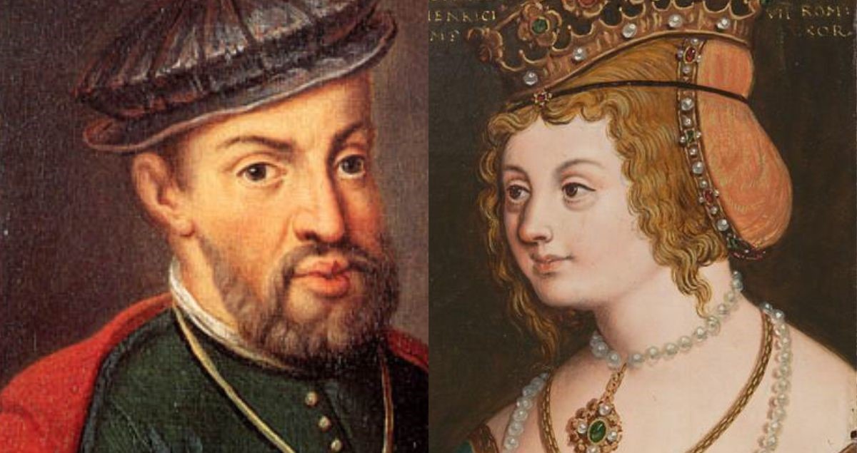 Katarzyna Habsburg i jej mąż Jan III Aviz