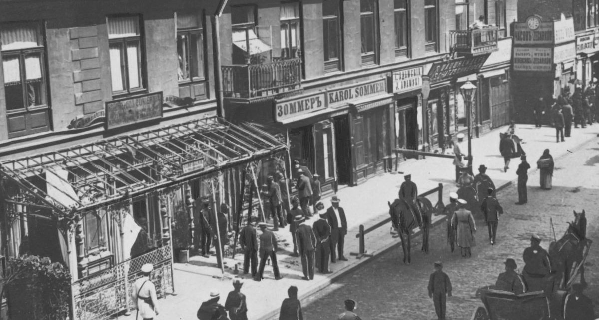 Warszawa na fotografii z 1905 roku,