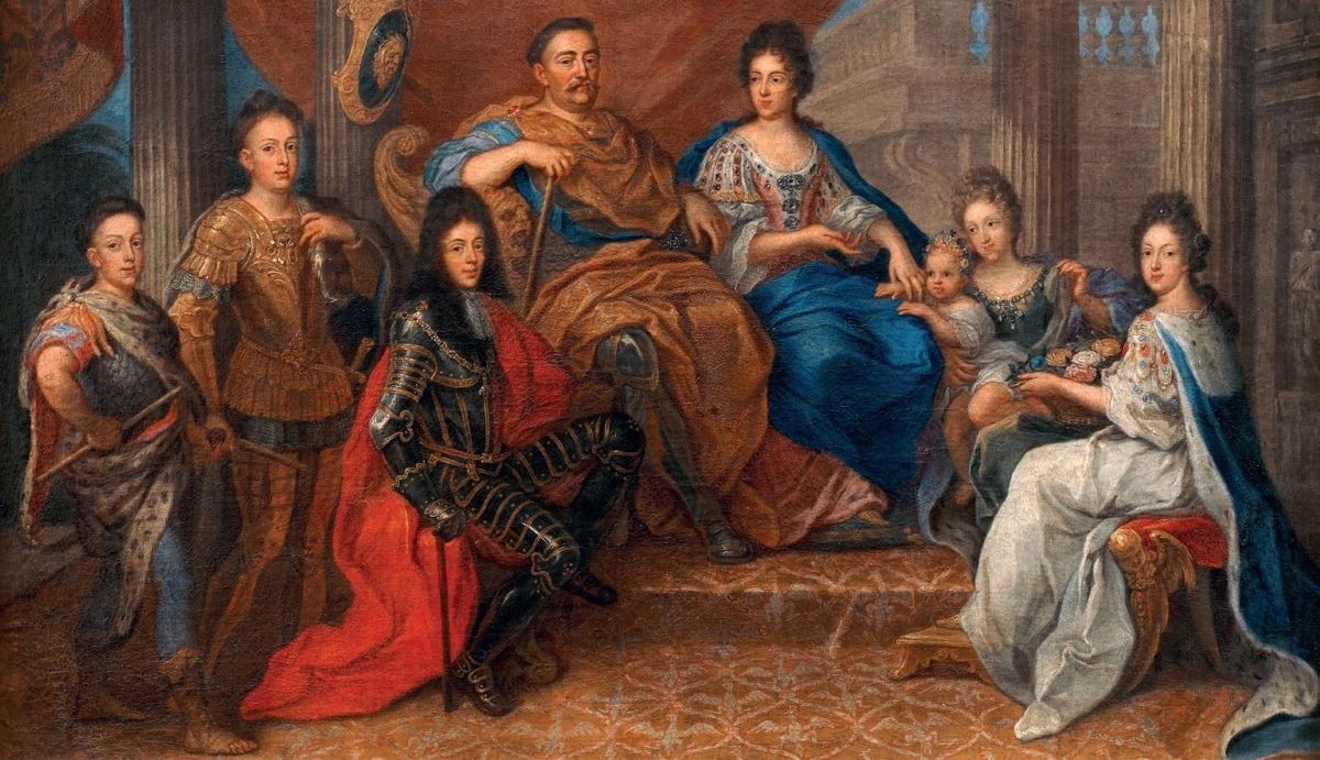 Jan III Sobieski z rodziną