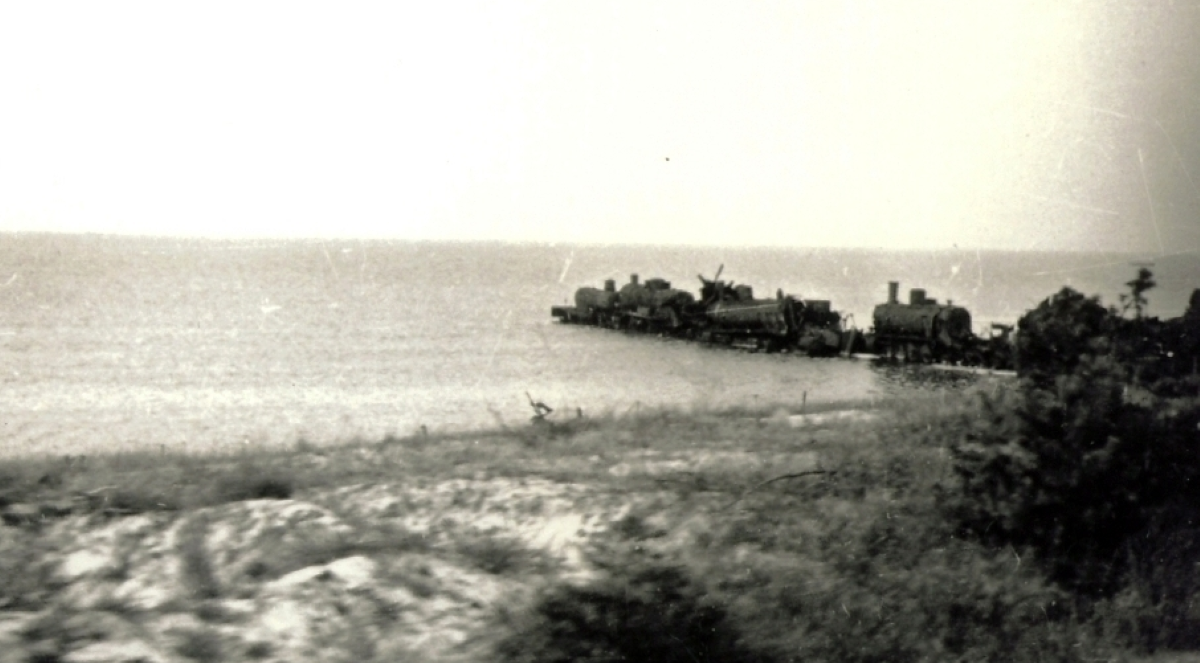 Parowozy z Chałup. Tak Bałtyk odsłania wojenne tajemnice